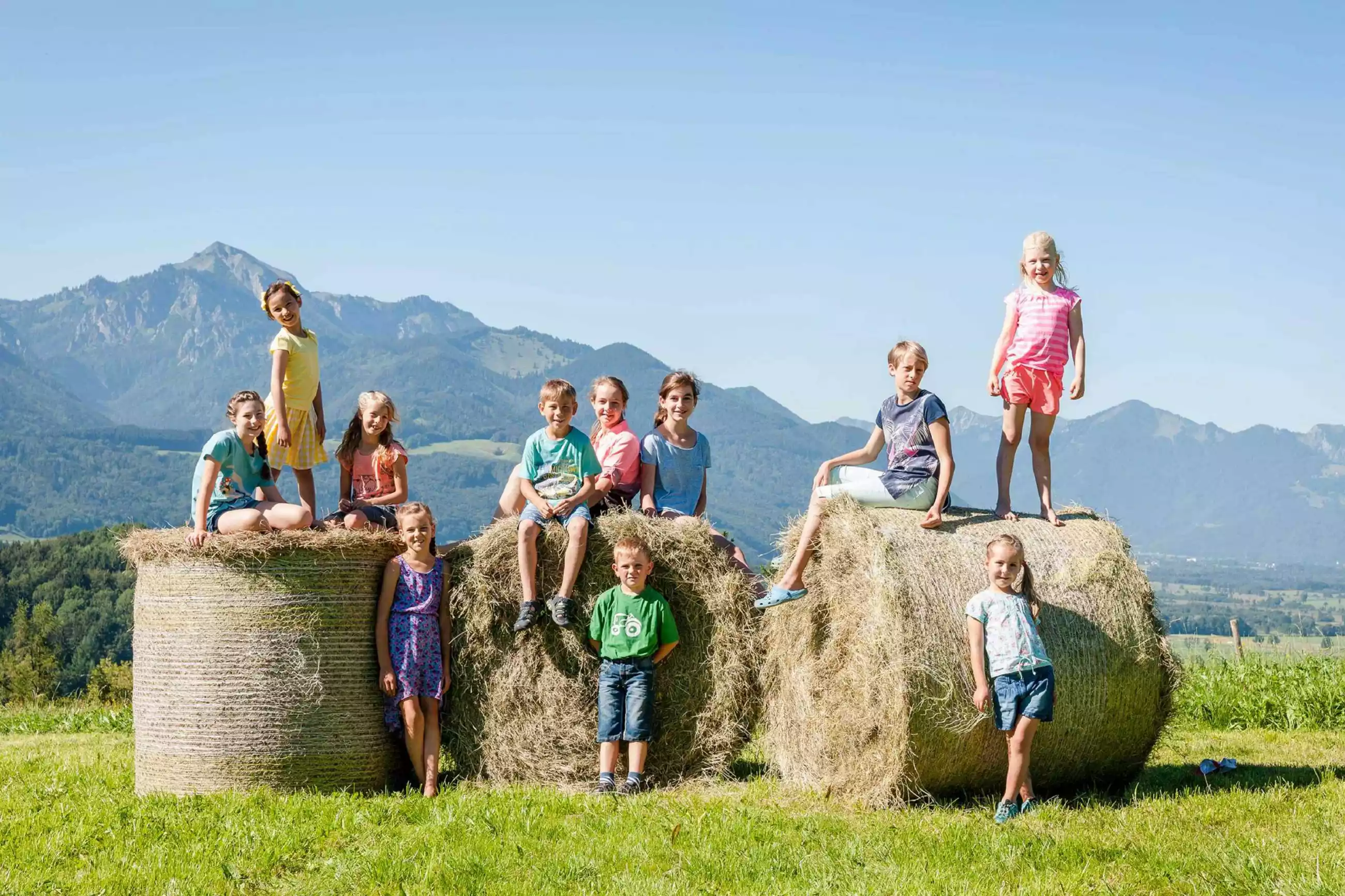 Bergblick Familienurlaub Kinderland Siegsdorf